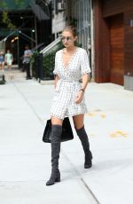 GIGI HADID Out and About in New York 09/05/2016