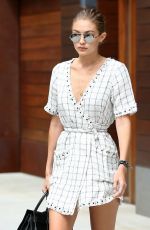 GIGI HADID Out and About in New York 09/05/2016