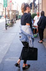 GIGI HADID Out and About in New York 09/14/2016