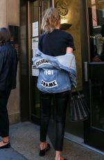 GIGI HADID Out and About in New York 09/14/2016