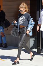 GIGI HADID Out and About in New York 09/14/2016