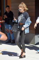 GIGI HADID Out and About in New York 09/14/2016