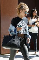 GIGI HADID Out and About in New York 09/14/2016