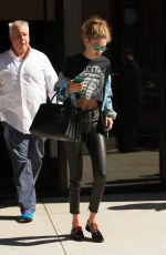 GIGI HADID Out and About in New York 09/14/2016