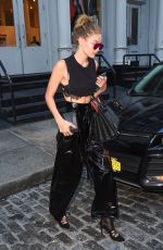 GIGI HADID Out in New York 09/12/2016