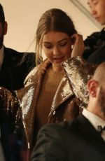 GIGI HADID Promotes Max Mara in Milan 09/21/2016