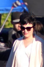 GINNIFER GOODWIN on the Set of 