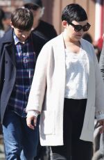 GINNIFER GOODWIN on the Set of 