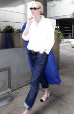 GWENDOLINE CHRISTIE at Los Angeles International Airport 09/20/2016