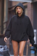 HAILEY BALDWIN Arrives at Bar Pitti in New York 09/12/2016