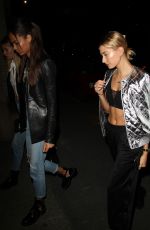 HAILEY BALDWIN Arrives at Ceresio Restaurant in Milan 09/23/2016