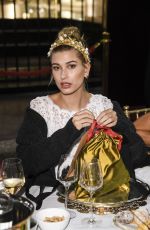 HAILEY BALDWIN at Dolce & Gabbana Boutique Opening in Milan 09/25/2016