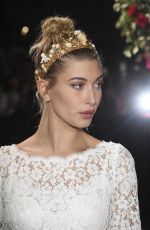 HAILEY BALDWIN at Dolce & Gabbana Boutique Opening in Milan 09/25/2016