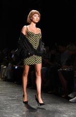 HAILEY BALDWIN at Jeremy Scott Fashion Show at New York Fashion Week 09/12/2016