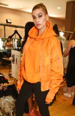 HAILEY BALDWIN at Julien MacDonald Fashion Show in London 09/17/2016