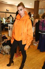 HAILEY BALDWIN at Julien MacDonald Fashion Show in London 09/17/2016