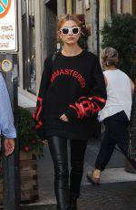 HAILEY BALDWIN Leaves Dolce & Gabbana Fashion Show at Milan Fashion Week 09/25/2016