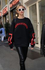 HAILEY BALDWIN Leaves Dolce & Gabbana Fashion Show at Milan Fashion Week 09/25/2016