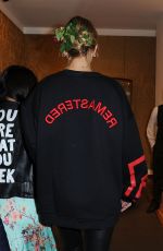 HAILEY BALDWIN Leaves Dolce & Gabbana Fashion Show at Milan Fashion Week 09/25/2016
