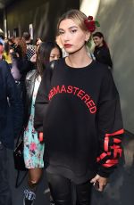 HAILEY BALDWIN Leaves Dolce & Gabbana Fashion Show at Milan Fashion Week 09/25/2016