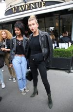 HAILEY BALDWIN leaves L