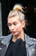 HAILEY BALDWIN leaves L