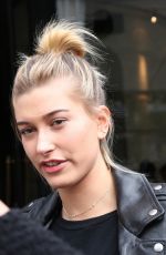 HAILEY BALDWIN leaves L