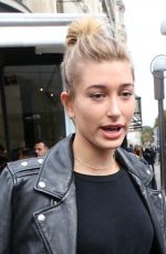 HAILEY BALDWIN leaves L