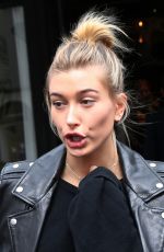 HAILEY BALDWIN leaves L