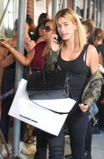 HAILEY BALDWIN Out and About in New York 09/04/2016