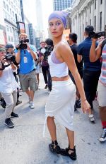 HAILEY BALDWIN Out and About in New York 09/12/2016