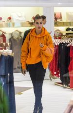 HAILEY BALDWIN Out Shopping in London 09/17/2016