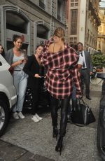 HAILEY BALDWIN Out Shopping in Milan 09/23/2016