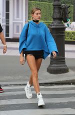 HAILEY BALDWIN Out Shopping in Paris 09/20/2016