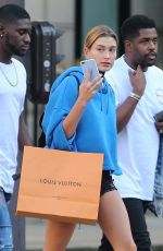 HAILEY BALDWIN Out Shopping in Paris 09/20/2016