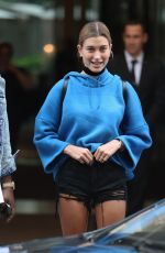 HAILEY BALDWIN Out Shopping in Paris 09/20/2016