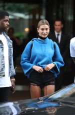 HAILEY BALDWIN Out Shopping in Paris 09/20/2016