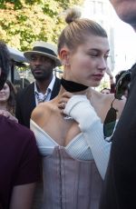 HAILY BALDWIN Out and About in Paris 09/28/2016