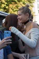 HAILY BALDWIN Out and About in Paris 09/28/2016
