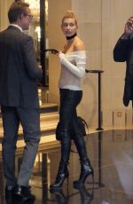 HAILY BALDWIN Out and About in Paris 09/28/2016