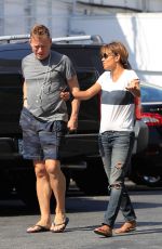 HALLE BERRY Out and About in West Hollywood 08/31/2016