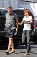 HALLE BERRY Out and About in West Hollywood 08/31/2016