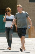 HALLE BERRY Out and About in West Hollywood 08/31/2016