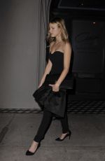 HALSTON SAGE Leaves a Birthday Dinner at Craig