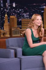 HALYE BENNETT at Tonight Show Starring Jimmy Fallon in New York 09/23/2016