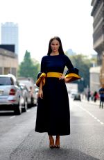 HEIDA REED Arrives at Roksanda fashion Show at London Fashion Week 09/19/2016
