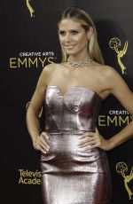 HEIDI KLUM at Creative Arts Emmy Awards in Los Angeles 09/10/2016