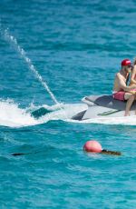 HEIDI MONTAG in Bikini Jet Skiing in Bahamas 09/16/2016