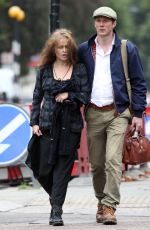 HELENA BONHAM CARTER Out in Hampstead 09/04/2016