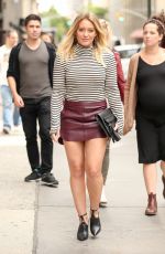 HILARY DUFF Arrives at ABC Kitchen in New York 09/27/2016